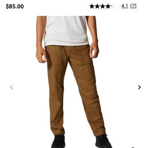 Never worn men’s hiking pants. Great for any outdoor activity!